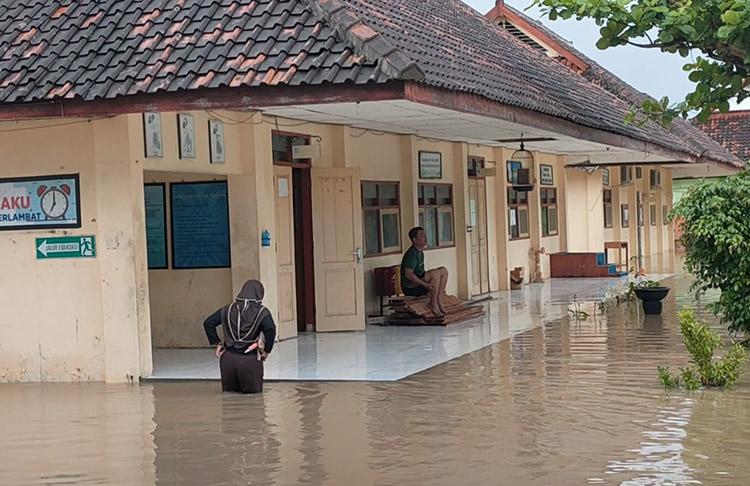 Puluhan Rumah Warga di Temon Kulonprogo Terendam Banjir