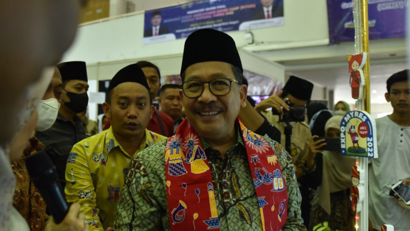 Kunjungi Expo MYRES 2022, Wamenag: Madrasah Semakin Hebat