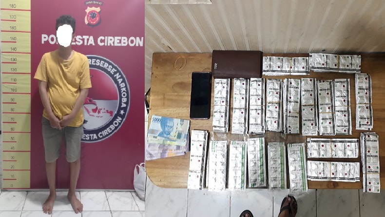 Pemuda di Kapetakan Cirebon Ditangkap Polisi, Diduga Edarkan Obat Terlarang ke Pelajar