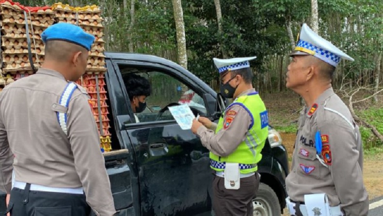 209 Pengendara Terjaring Operasi Zebra Menumbing, Pelanggaran Terbanyak Tak Bawa STNK dan SIM