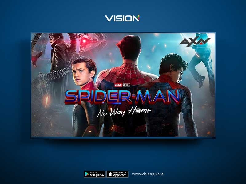 Akhirnya 3 Spiderman Bersatu, Nonton Spider-Man: No Way Home di Vision+