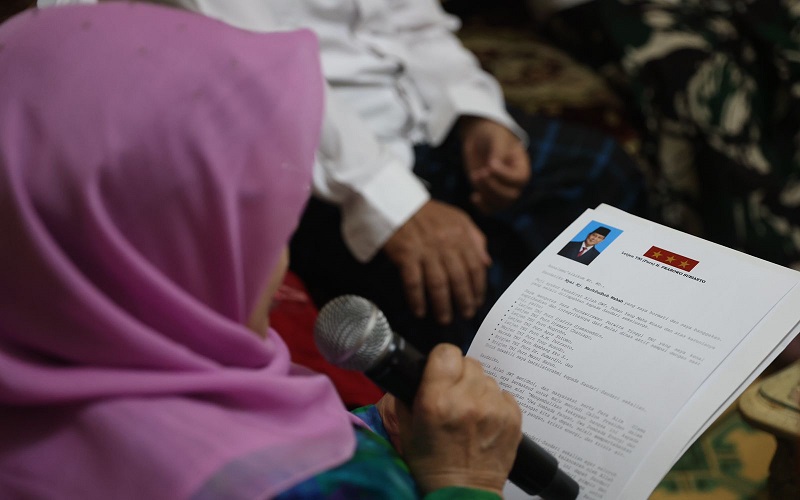 Ini Isi Surat Prabowo kepada Nyai Machfudhoh, Pesannya Menyentuh Hati