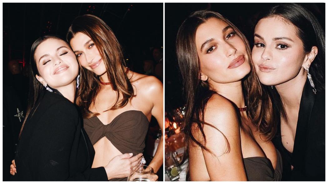 Selena Gomez dan Hailey Bieber Foto Bareng di Academy Museum Gala, Netizen Auto Heboh