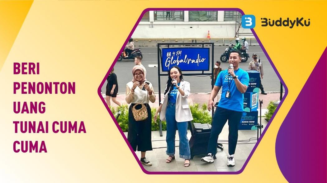 BuddyKu Ajak Penonton Global Radio Jakarta Seru-Seruan Bareng di Sarinah