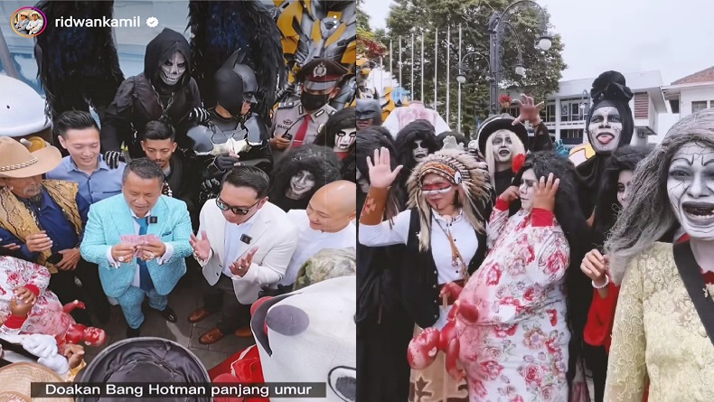 Hotman Paris Sawer Uang Ratusan Ribu ke Hantu Jalan Asia Afrika Bandung