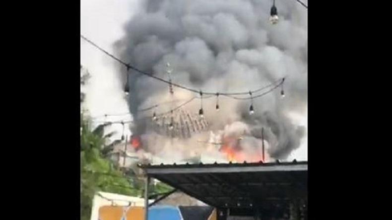 Polres Jakut Periksa 12 Saksi terkait Kebakaran Kubah Masjid JIC