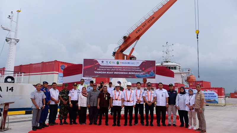 Kolaborasi BULOG-NFA-Kemenhub Percepat Pemerataan Stok Beras via Tol Laut