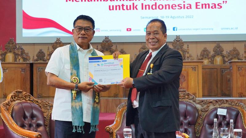  Unnes Akan Anugerahkan Gelar Doktor Honoris Causa kepada Moeldoko