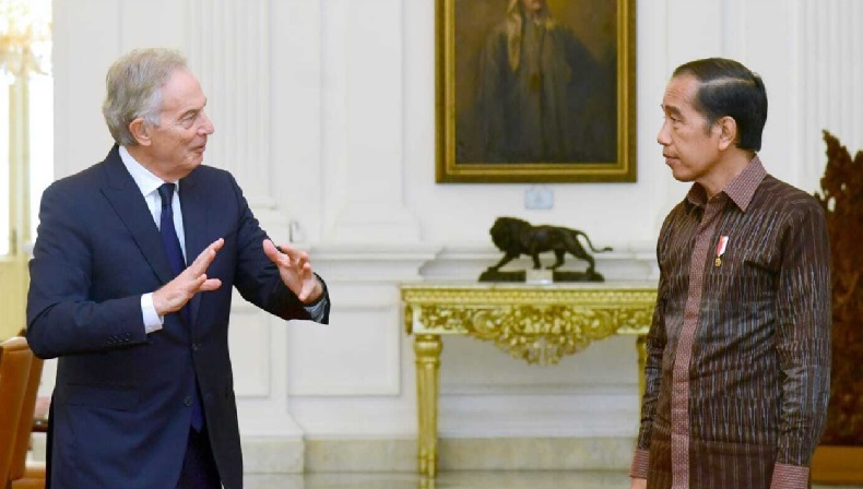 Tony Blair Siap Promosikan IKN ke Dunia usai Bertemu Presiden Jokowi di Istana