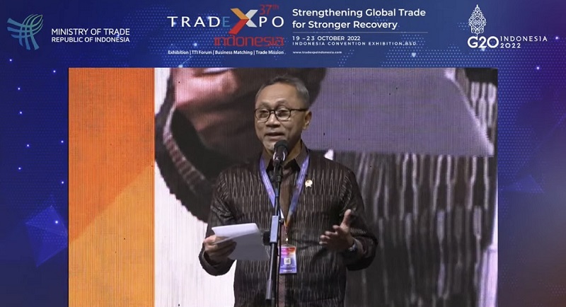Mendag: Trade Expo Indonesia 2022 Tingkatkan Potensi Perdagangan Indonesia ke Pasar Global   