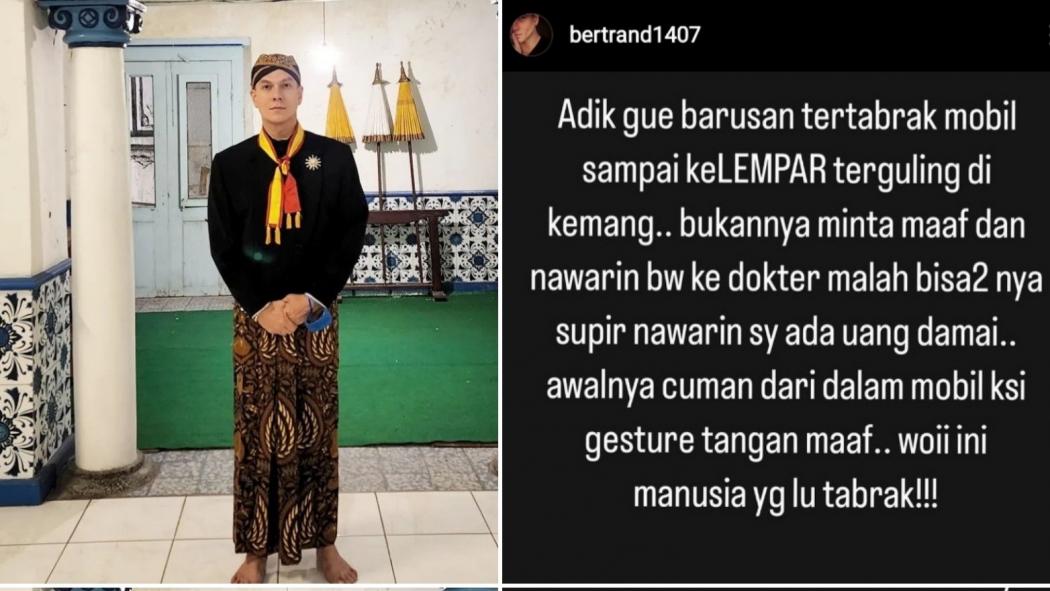 Adiknya Jadi Korban Kecelakaan Mobil hingga Terlempar, Bertrand Antolin Ngamuk Pelaku Tawarkan Uang Damai