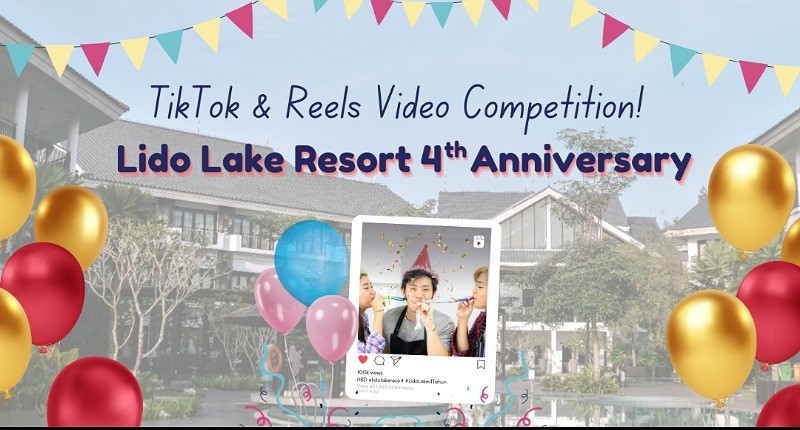 Kompetisi TikTok & Reels Video Lido Lake Resort Berhadiah Voucher Menginap, Begini Caranya