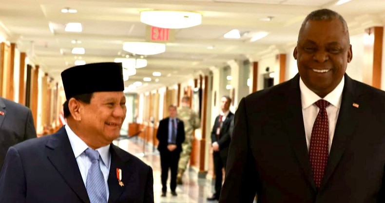 Prabowo Bertemu Menhan AS Lloyd Austin di Pentagon untuk Selaraskan Kerja Sama Pertahanan