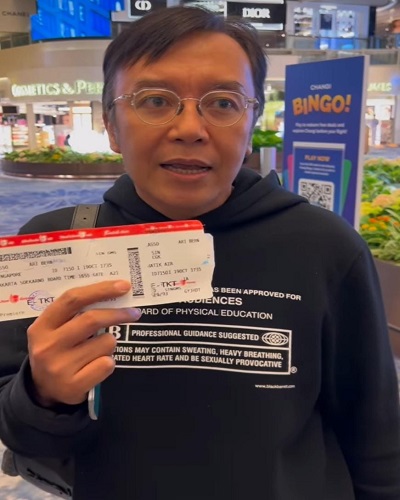 Ari Lasso Ditinggal Pesawat di Singapura, Begini Penjelasan Batik Air