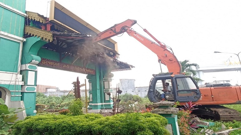 Gapura Kota Medan Direnovasi, Tampil Lebih Kekinian dengan Ikon Melayu