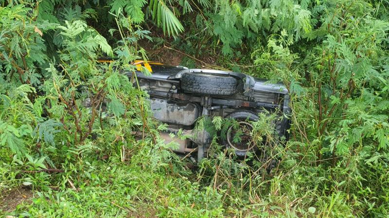 Mobil Dinas Polsek Getasan Terjun ke Jurang di Sumogawe, 3 Orang Terluka