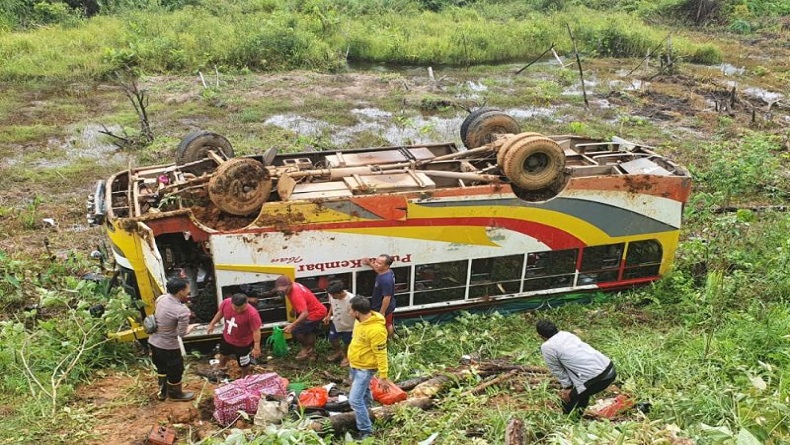 Penyebab Bus Terjun ke Jurang di Kapuas Hulu, Kasusnya Naik ke Penyidikan