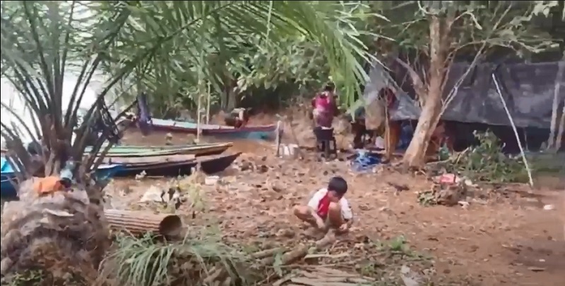 BPBD Sebut Ada 15 KK yang Mengungsi di Perbukitan saat Ketinggian Air di Desa Hanjalipan Capai 2 Meter