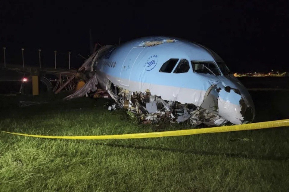 Jet Airbus Korean Air Alami Overshoot saat Mendarat di Filipina, Sebagian Pesawat Hancur