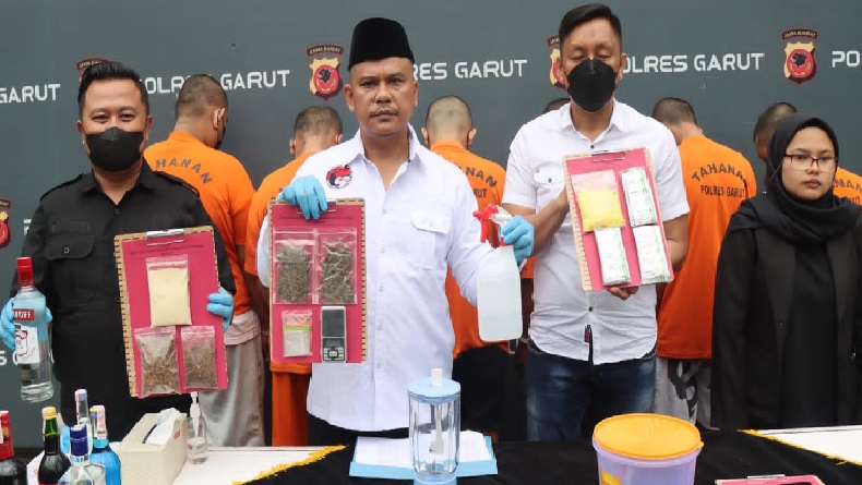 Produksi Tembakau Gorila, Pemuda asal Peundeuy Garut Ditangkap Polisi