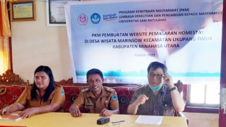 LPPM Unsrat Bantu Pemasaran Homestay KEK Pariwisata Likupang