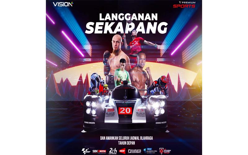 Vision+ Hadirkan Program Olahraga Pilihan hingga Tahun Depan, Ada MotoGP dan Piala AFF 2022
