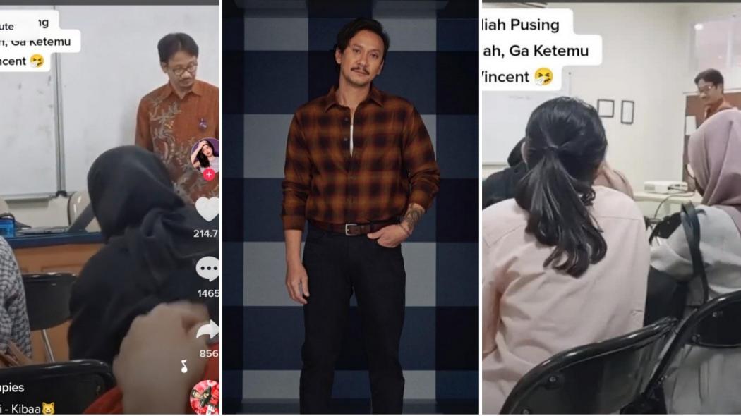 Heboh Ada Dosen Mirip Vincent Rompies di  Universitas Kota Bogor