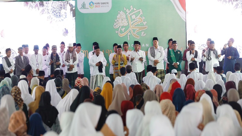 Gelar Maulid Nabi dan HSN di Karawang, Hisnu Siap Kawal Ganjar di Pilpres 2024