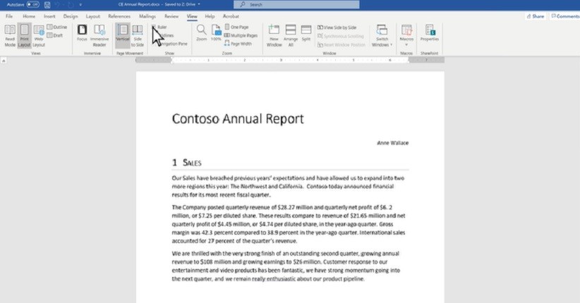 Cara Memunculkan Ruler di Word untuk Atur Posisi Teks