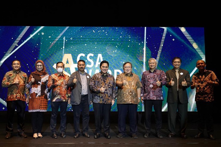 Berkontribusi Positif Terhadap Pasar Modal, Kementerian BUMN Dapat Penghargaan CSA Awards 2022