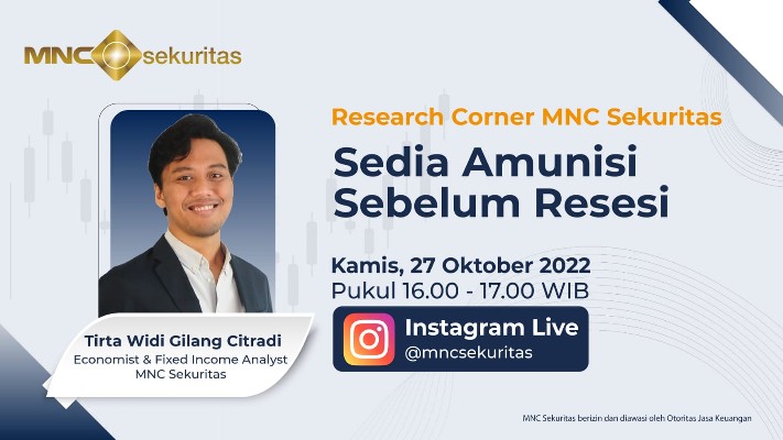 Saksikan IG Live Research Corner Hari Ini: Sedia Amunisi Sebelum Resesi