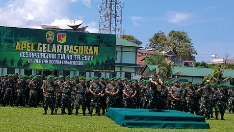 Kodam XIII Merdeka Tegaskan Siap Laksanakan Perintah KSAD, 3.585 Prajurit Siaga