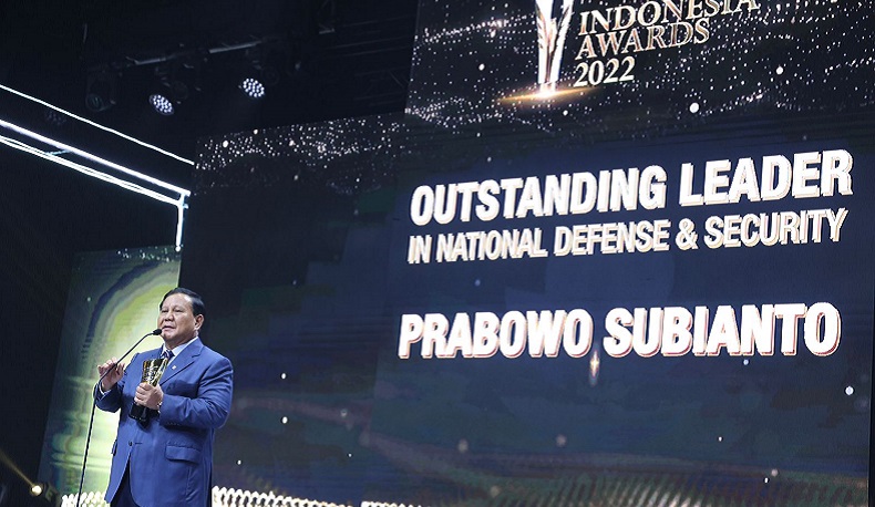 Raih Penghargaan Indonesia Awards 2022, Prabowo: Saya Hanya Jalankan Tugas yang Diberi Negara dan Rakyat
