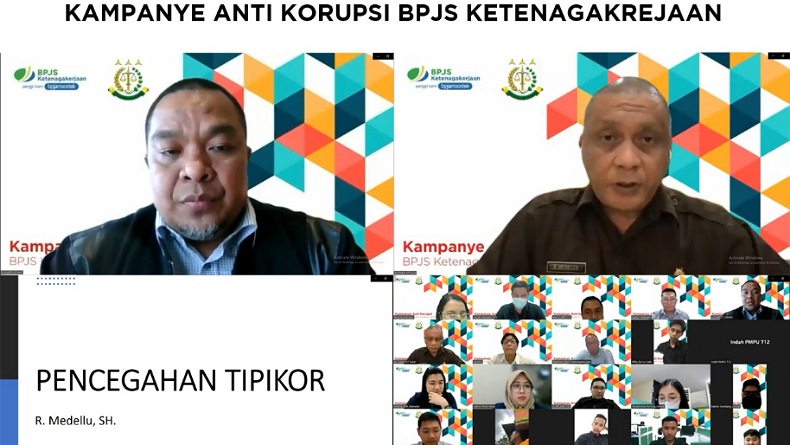 Kampanye Antikorupsi, BPJamsostek Gandeng Kejati Sulut