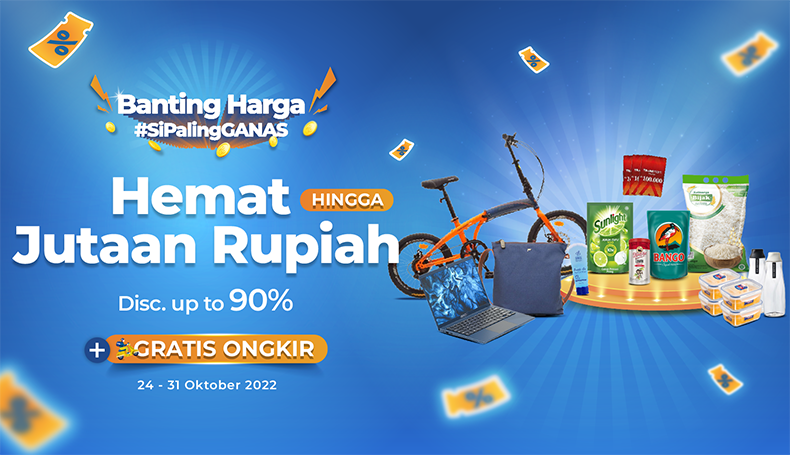 AladinMall Banting Harga, Dapatkan Diskon hingga 90% + Gratis Ongkir se-Indonesia! Buruan Borong