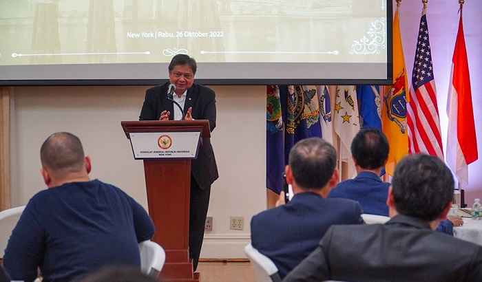 Bertemu WNI di New York, Menko Airlangga Berdiskusi Soal Demokrasi hingga G20
