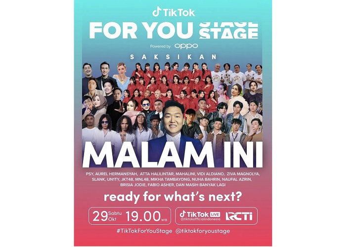 Sesaat lagi!  TikTok Hadirkan Semangat Kolaborasi Kreator dan Selebriti di For You Stage