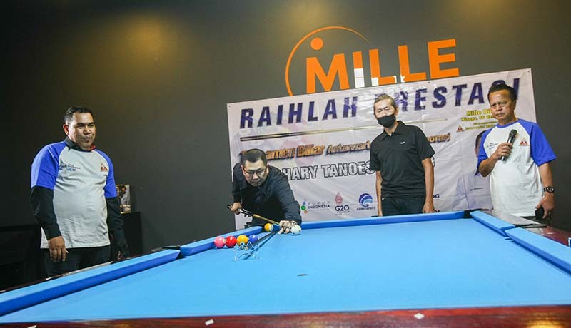 Seru! POBSI Gelar Turnamen Biliar Antarwartawan dan Korporasi