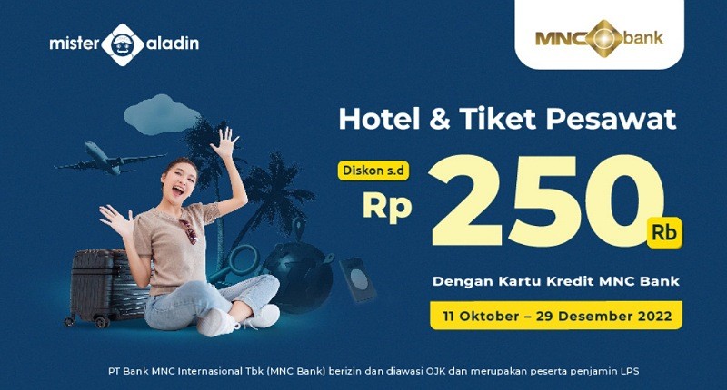 Mau Traveling Takut Dompet Jebol? Nih Ambil Diskon s.d Rp250.000 untuk Tiket Pesawat dan Hotel!
