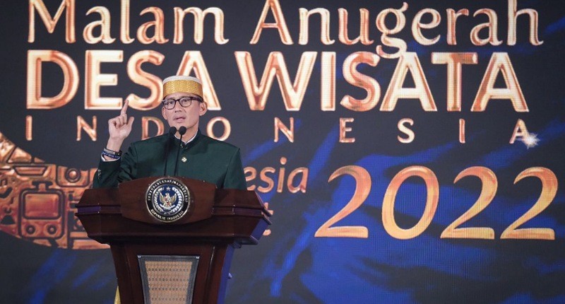 Malam Puncak ADWI 2022, Sandiaga Uno: 50 Desa Wisata Terbaik Jadi Simbol Kebangkitan Ekonomi Indonesia