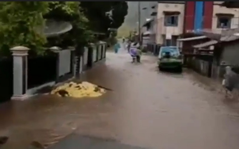 Diguyur Hujan Lebat, Ratusan Rumah di Kerinci Terencam Banjir