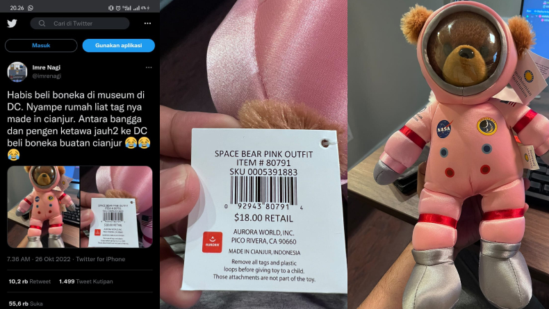 Viral Boneka Buatan Cianjur Tembus Pasar Internasional, Bikin Bangga