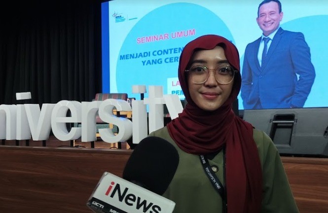 Seminar Literasi dari MNC Media, Mahasiswi Komunikasi Binus Ini Lebih Percaya Diri