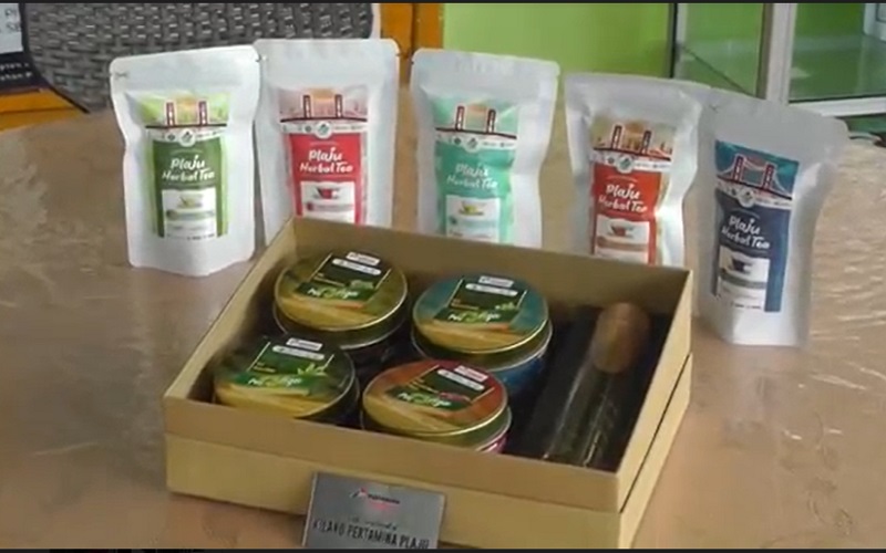 Teh Herbal dari Plaju Palembang Jadi Suvenir Rangkaian Kegiatan G-20