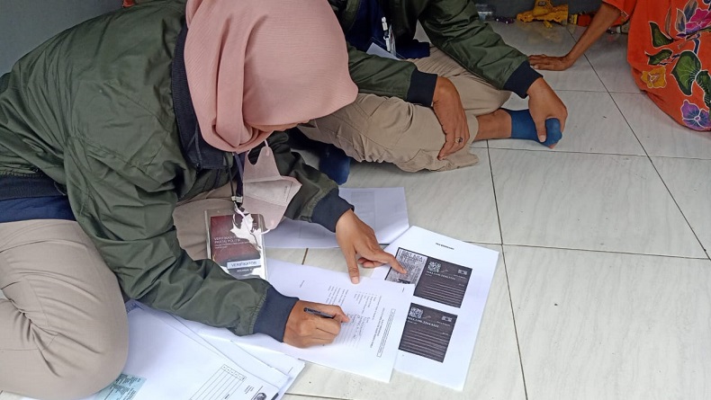 Kegiatan Verifikasi Faktual, Petugas KPU Sukoharjo Ada yang Ditolak Warga