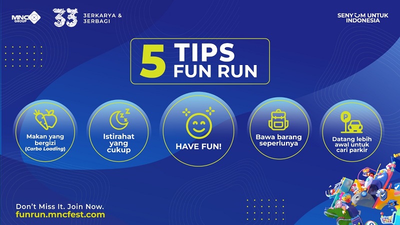Wajib Tahu! Ini 5 Tips Persiapan Mengikuti MNC Fun Charity Run 5K
