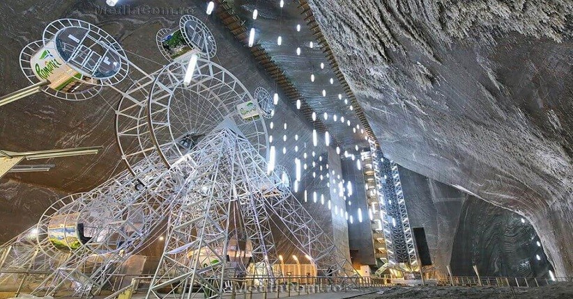 Salina Turda, Taman Hiburan di Bawah Tanah, Ada Bianglala 20 Meter dan Danau