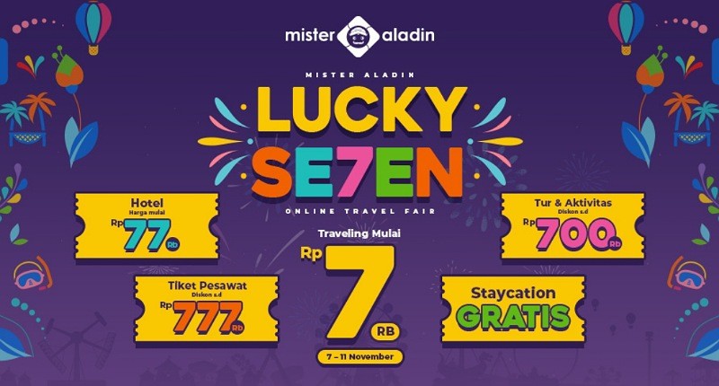 Spesial Ulang Tahun, Traveling di Mister Aladin Mulai Rp7 Ribu + Staycation GRATIS!