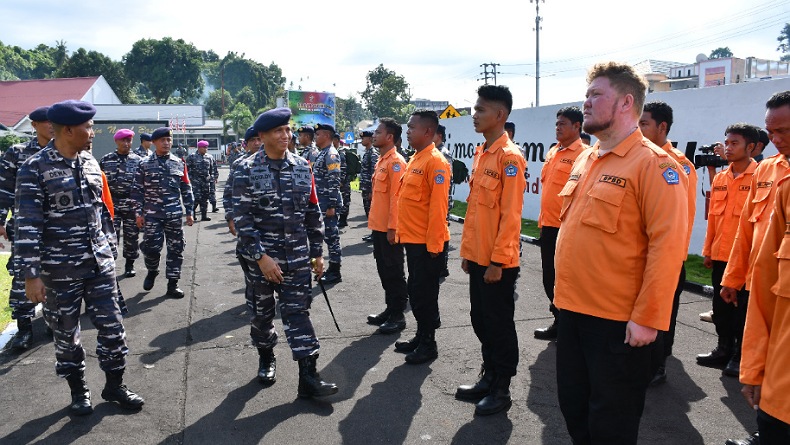Danlantamal VIII Minta Tingkatkan Koordinasi dan Sinergi Hadapi Potensi Bencana di Sulut