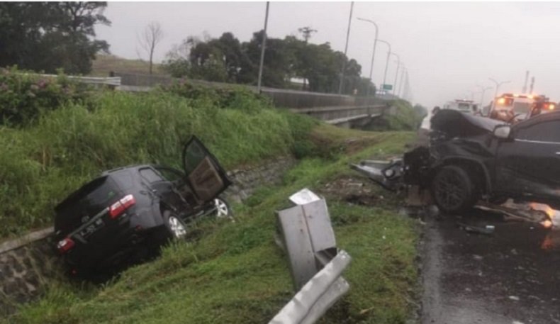 3 Mobil Tabrakan Beruntun di Tol Jagorawi, 1 Orang Terluka